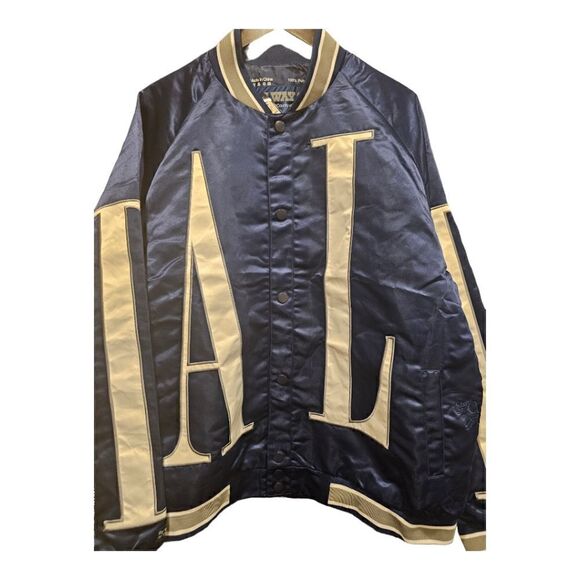 BY WAY OF DALLAS Dallas Cowboys Varsity Full-Snap Jacket - Size XXL - Picture 1 of 8